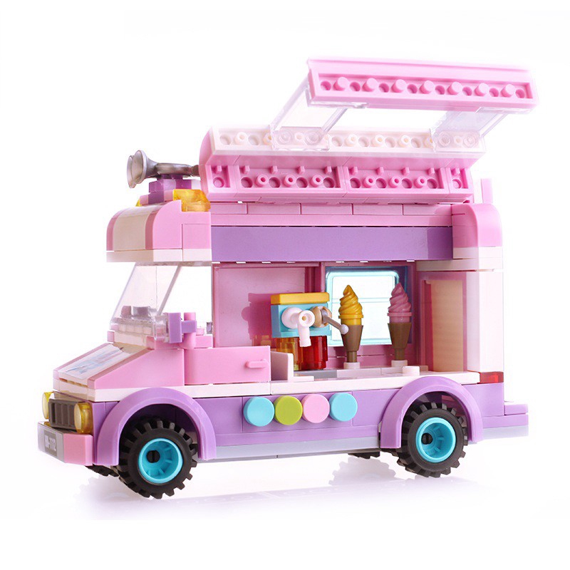 kids play ice cream truck