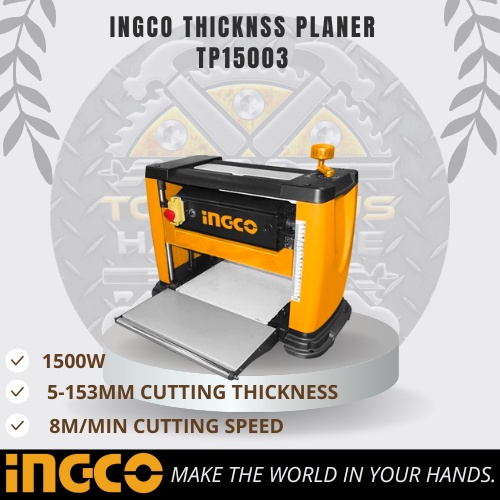 TP15003 INGCO Thickness Planer 100 Heavy Duty Power Tool Tools R Us