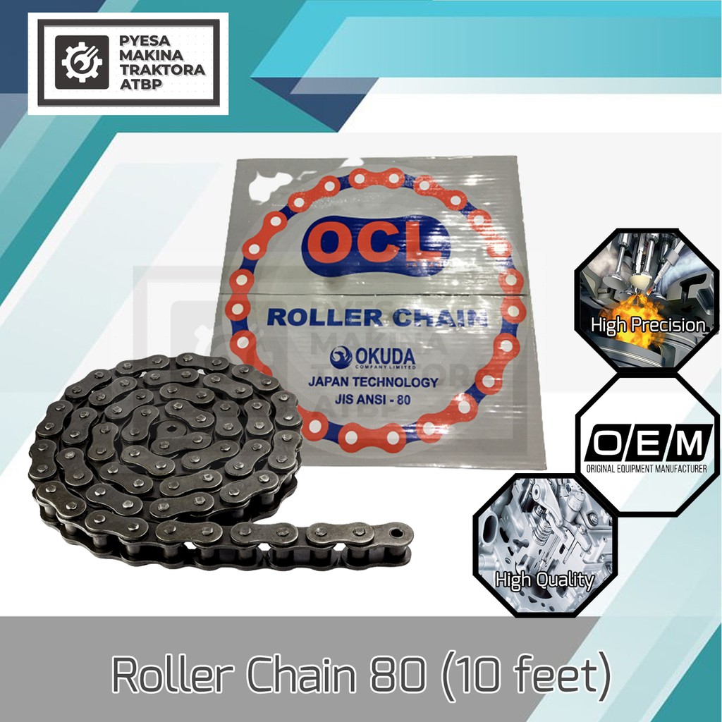 Roller Chain 80H (10 feet) Shopee Philippines