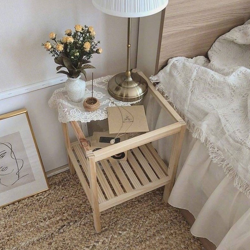 Small Bedroom Corner Table / Unique Modern Corner Dressing Table