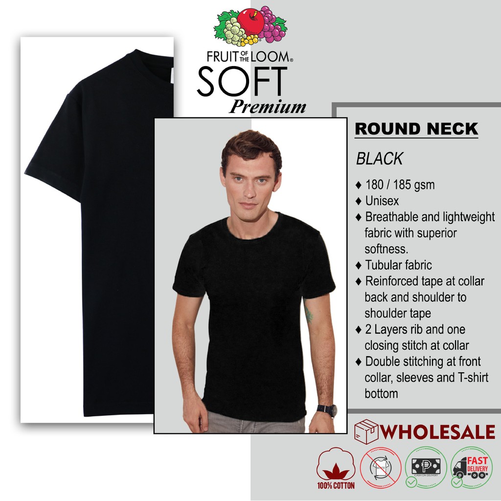 plain round neck