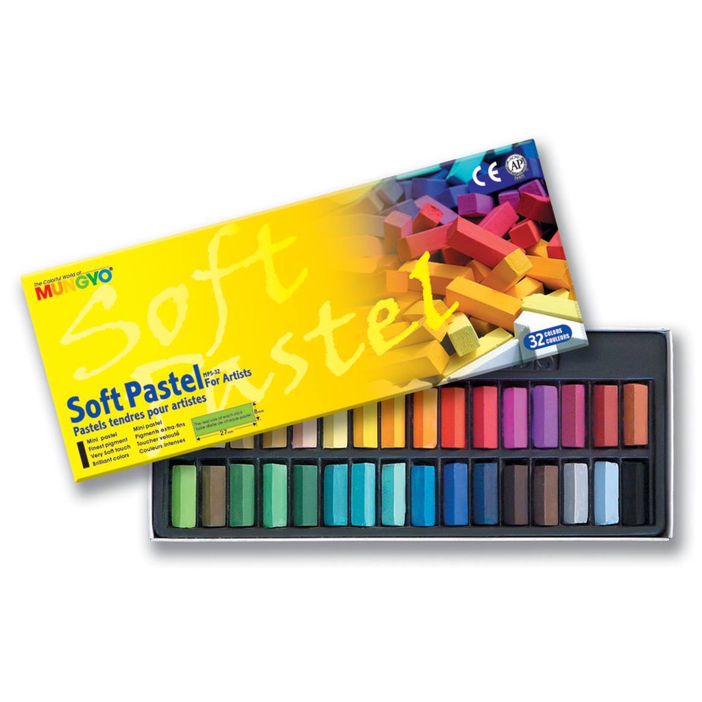 SALE!! Mungyo soft pastels 32 half non toxic SALE from P425 to P385