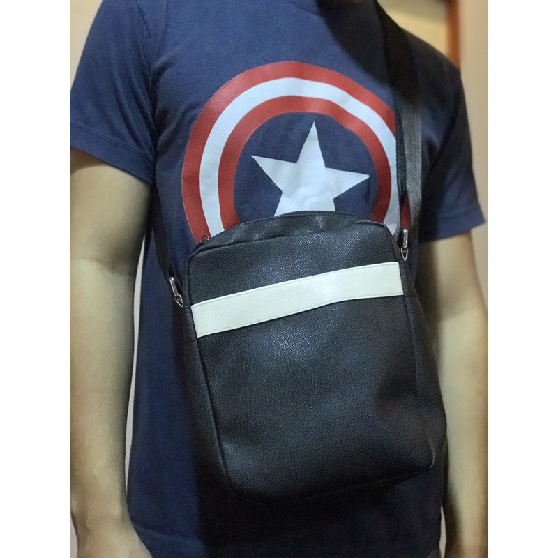 Leather Sling Bag (MADE IN MARIKINA) Shopee Philippines