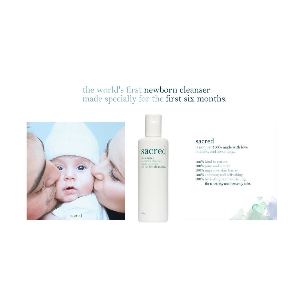 sacred newborn cleanser