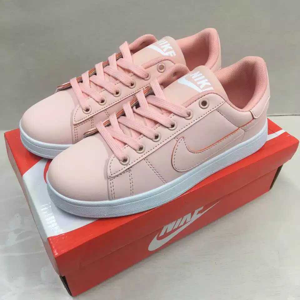 salmon pink sneakers