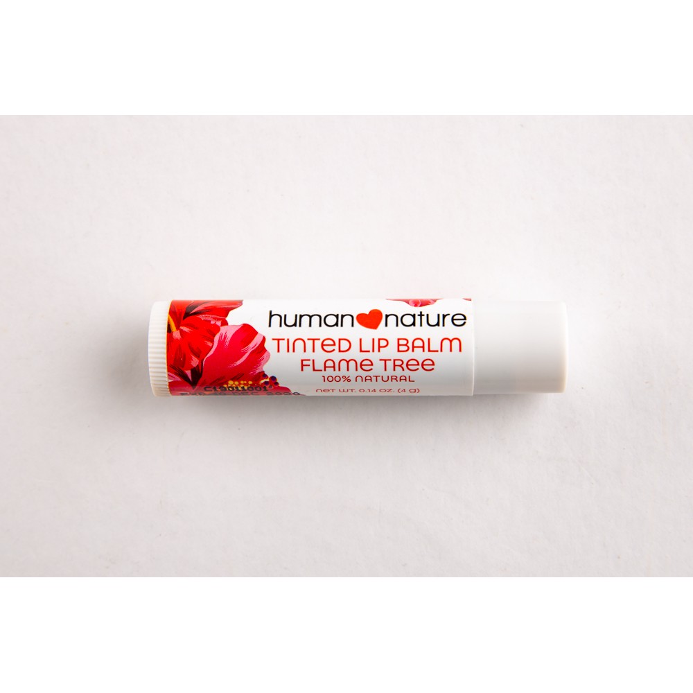 Human Nature Blister Pack Tinted Lip Balm Flame Tree 4G Shopee