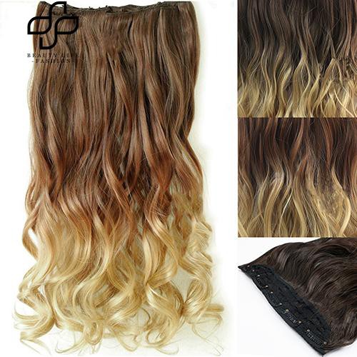Cod New Women S 24inch Clip In Sexy Long Curly Wave Synthetic