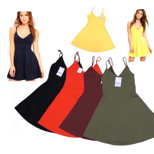 h and m skater dress