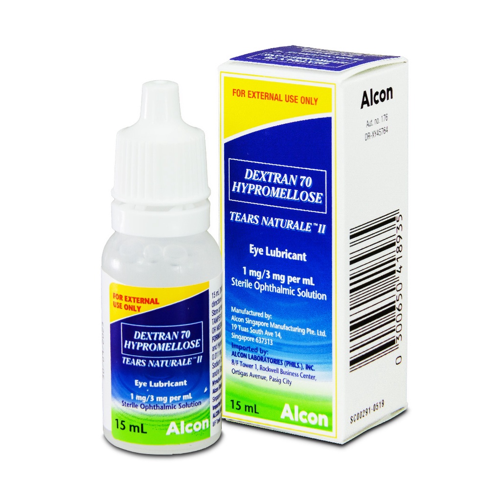 Alcon Tears Naturale 2 15ml Eye Drops Shopee Philippines