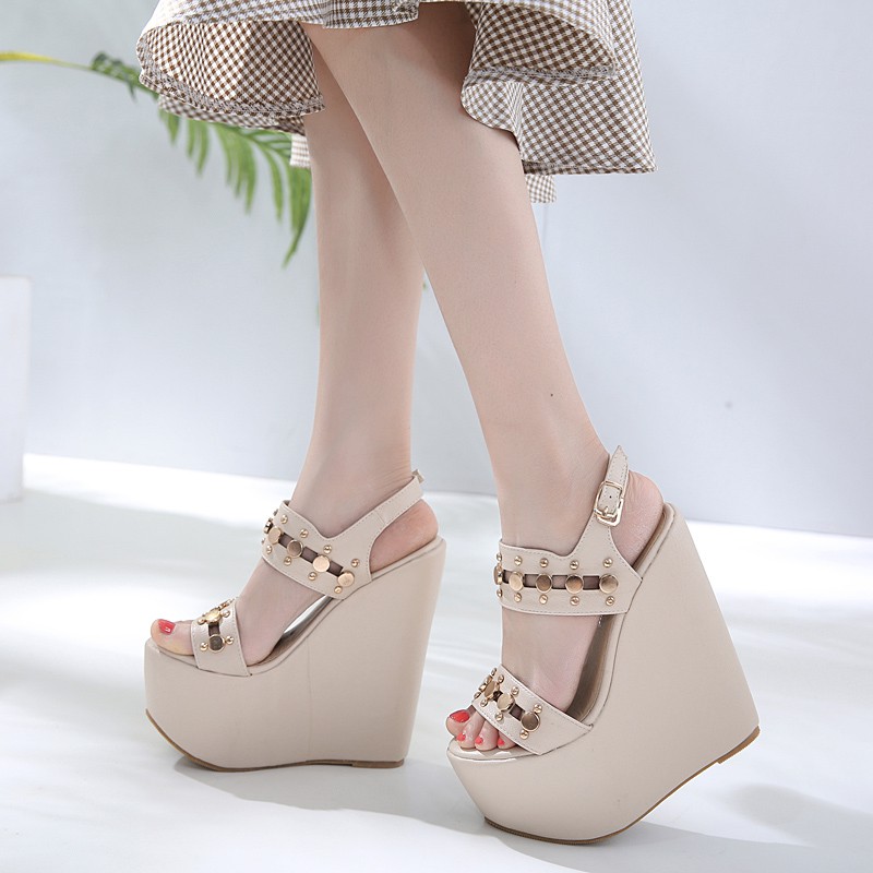 high wedge heel