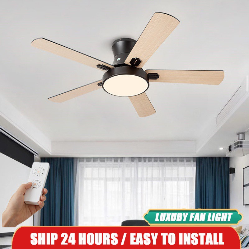 Cooling Fan Chnt Nordic Ceiling With Light 42 48 Inch Chandelier Industrial Ee Philippines - Ceiling Fan With Lights For Bedroom Philippines