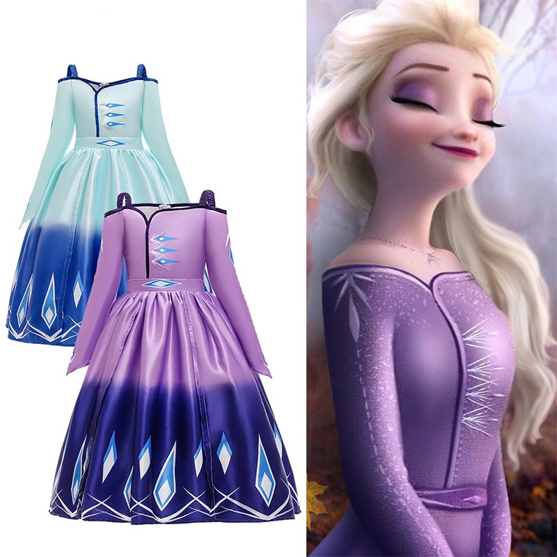 purple elsa dress