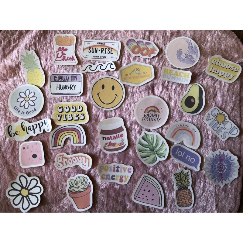 Ordinary Aesthetic Stickers (not waterproof) Shopee Philippines