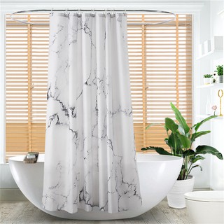 180X180Cm 3D Fashion Marble Printed Shower Curtain Home Waterproof #3