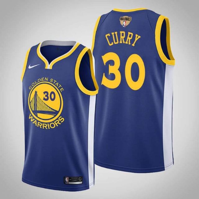 blue curry jersey