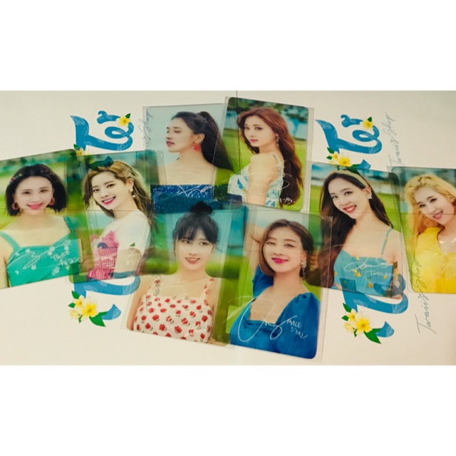 Official Twice Twaii Japan Event Transparent Photocard Nayeon Jeongyeon Jihyo Mina Momo Sana Shopee Philippines