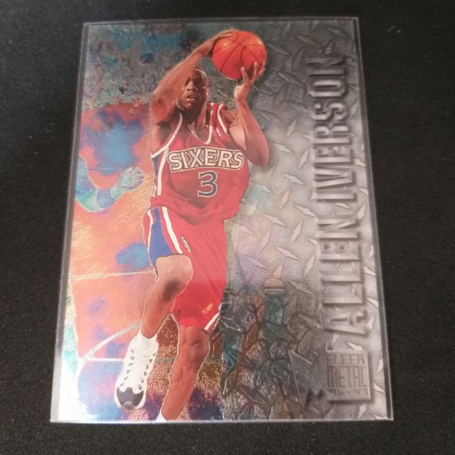 Allen Iverson 97-98 METAL titanium 春の新作