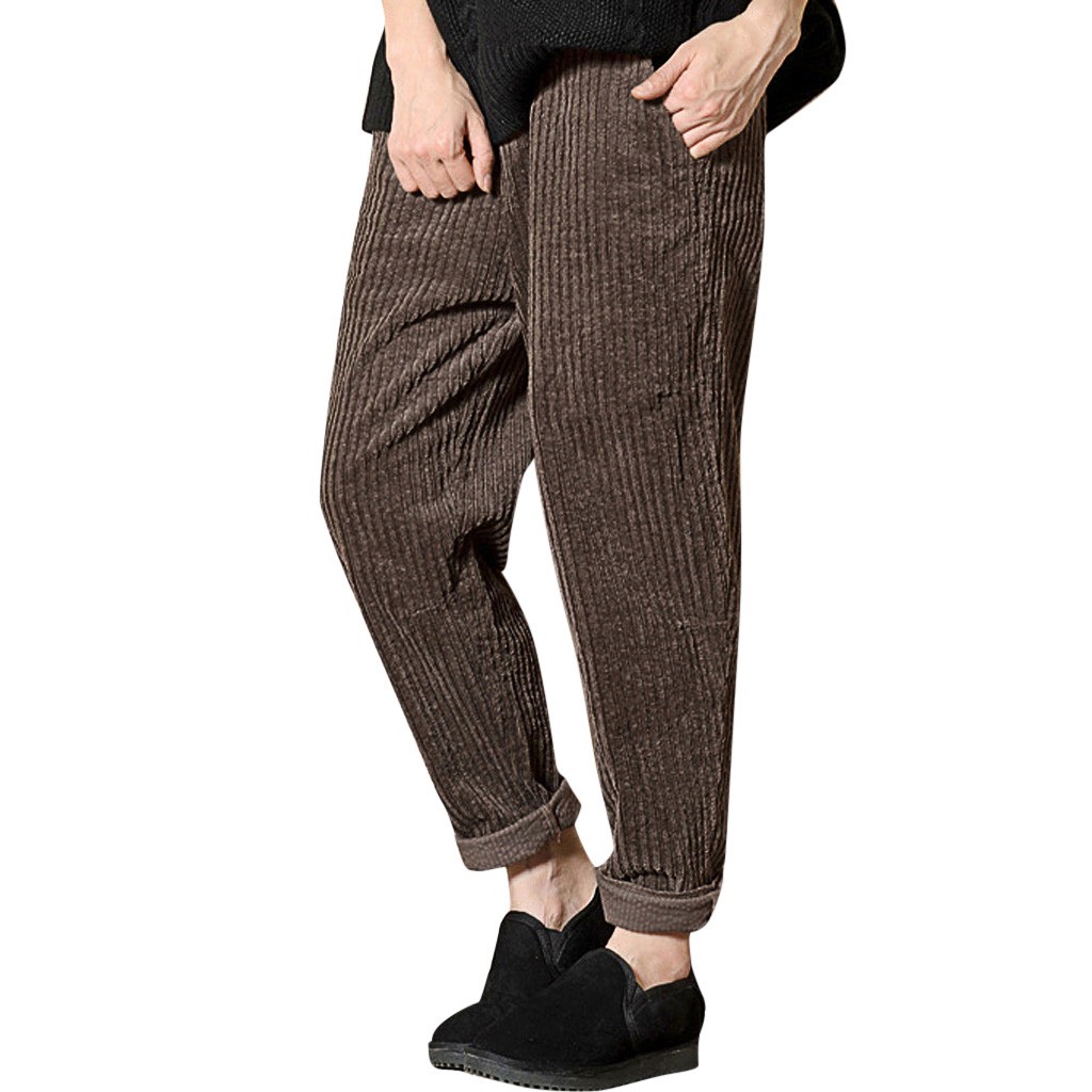 women's plus size corduroy pants