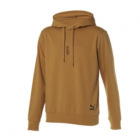 BTS X PUMA SHOELACE HOODY HONEY MUSTARD 