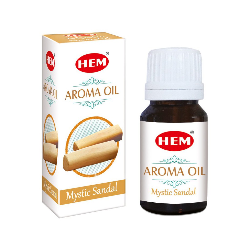 Hem Aroma Oil Mystic Sandal Essential Fragrance Oil From India (10ml