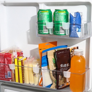 Refrigerator Partition Freely Adjustable Food Storage Rack Drugs Cosmetics Separating Shelve Divider #7