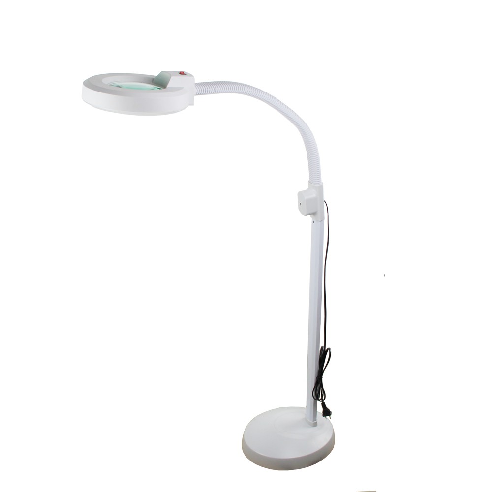 white lamp stand