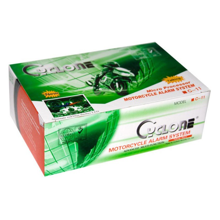 cyclone alarm for motorcycle