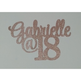 the name gabrielle in glitter