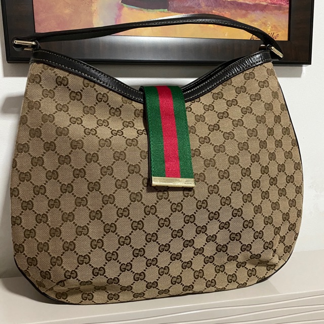 gucci signature large shoulder bag