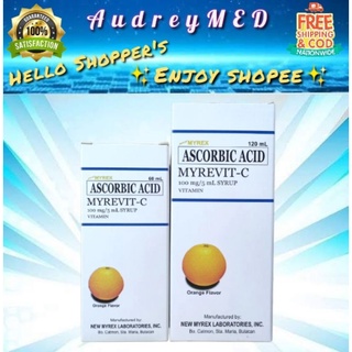 ASCORBIC ACID (MYREVIT - C syrup Vitamins) 60mL / 120mL syrup