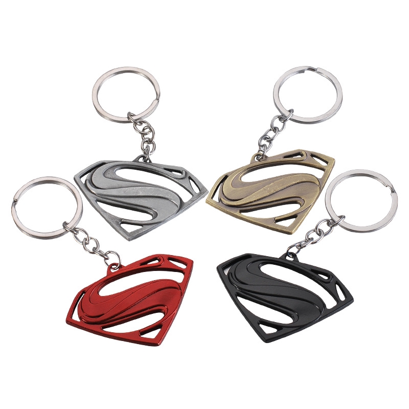 Superhero Collection Keychain Men Key Chain Key Ring Holder Jewelry Gift Pendant