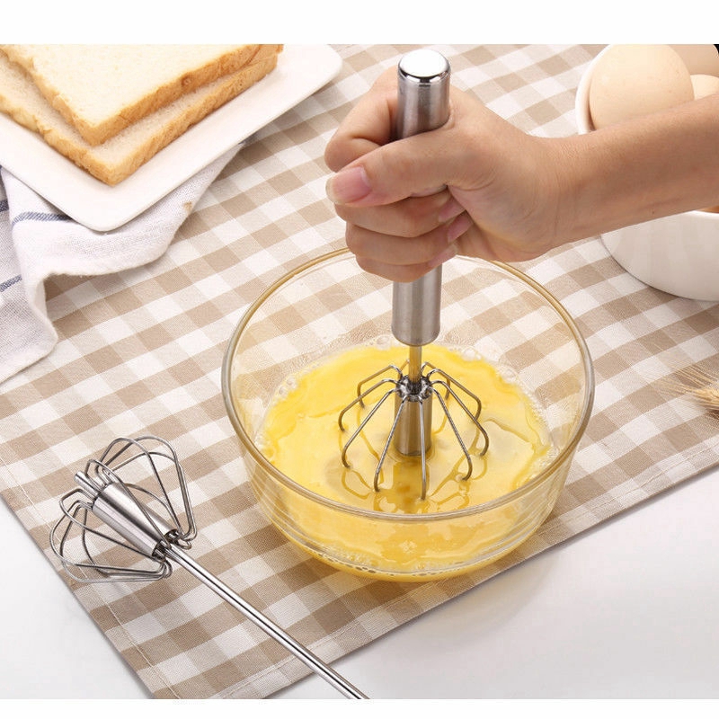 Hand Mixer Stainless Steel Coffee Whisk Stirrer Mixing Mixer Cake