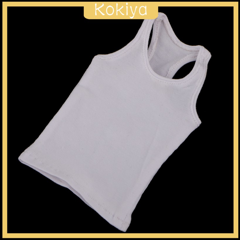 1:6th MK100 White Vest Clothes Fit 12/" Male Standard HT Action Figure Body Dolls