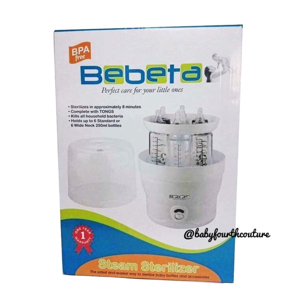 use of bottle sterilizer