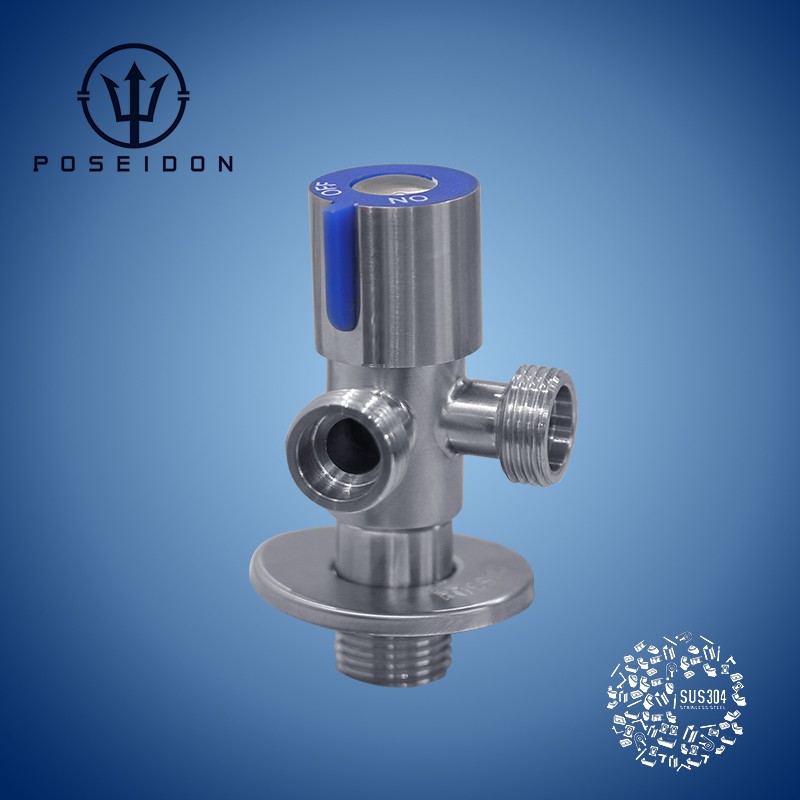 Poseidon 304sus Stainless Two Way Angle Valve 1 2 X1 2 Shopee Philippines