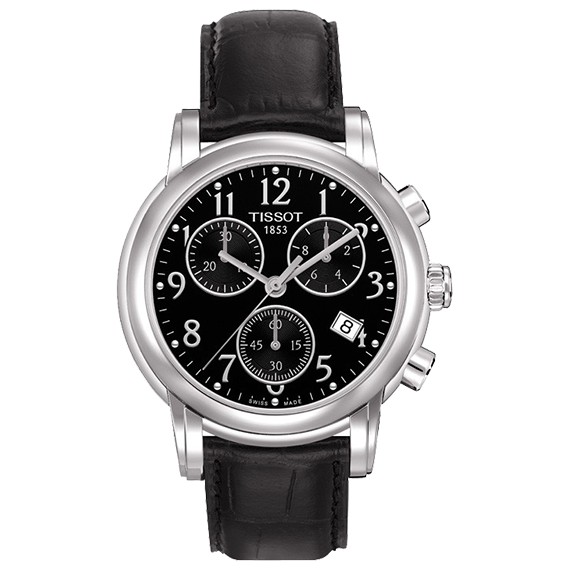 tissot ladies watch black face