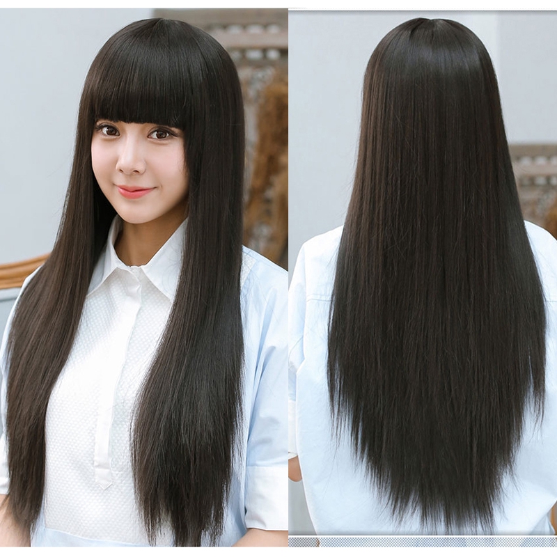 long straight hair wig