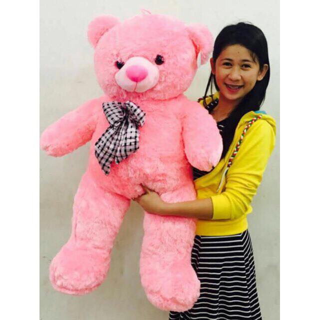 6ft pink teddy bear