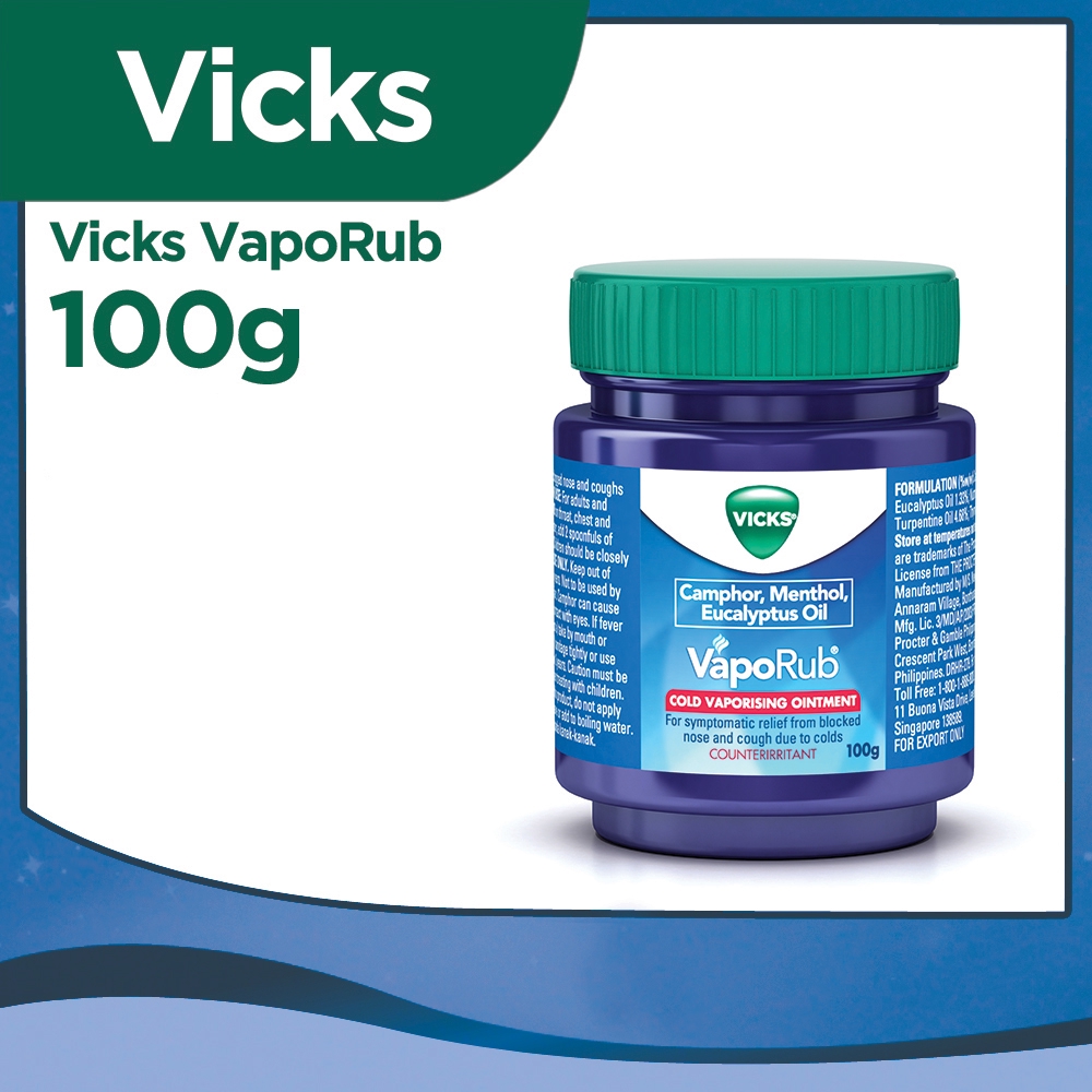 vicks vaporub 18 month old