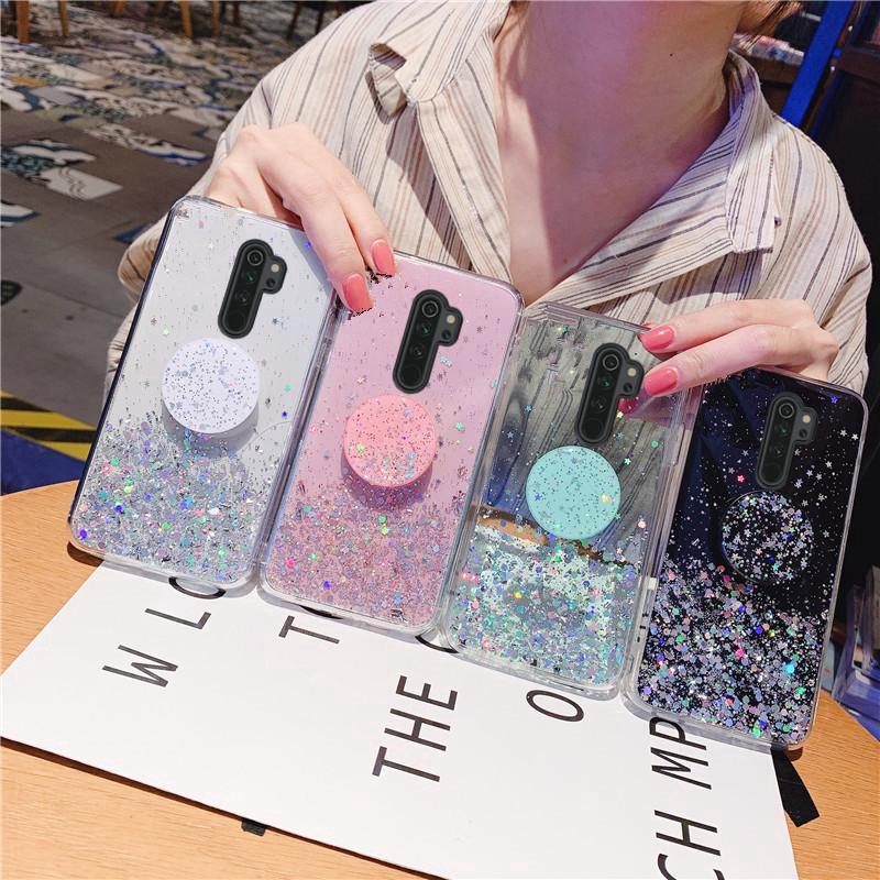 Phone C   ase OPPO Reno 2F 2 2Z Bling Glitter Star Space TPU