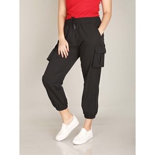 BNY Ladies' cargo jogger colored non stretch pants (161) | Shopee ...