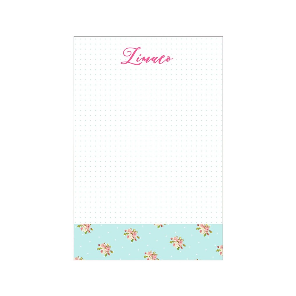 Personalized Notepads Shabby Chic Floral Shopee Philippines