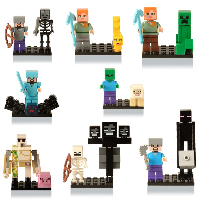 New Minifigure Rare Custom Lego Wither New Version Character Minecraft Figures Toy Shopee Philippines
