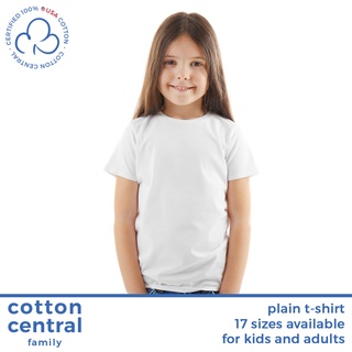 Cotton Central™ - Basic White Round Neck T-Shirt Kids Adults Unisex Blue Kentucky Corner Crown Hanes #3