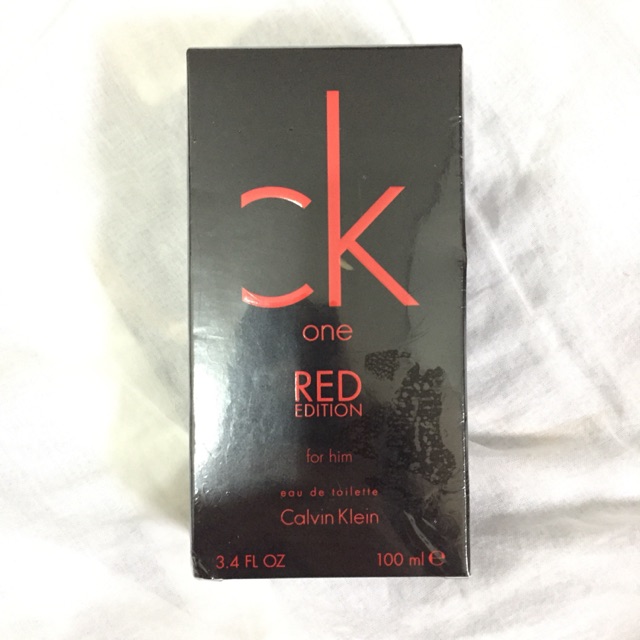 ck one red edition for him