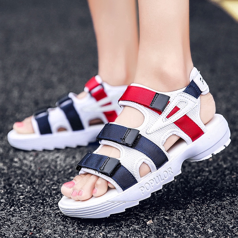 fila sandals outfit