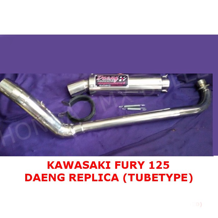 Fury 125 Full Exhaust Muffler Stainless Muffler Carb Model Only ...