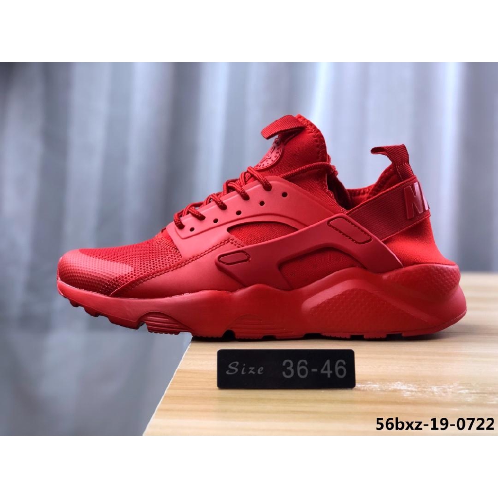 all red nike huarache womens