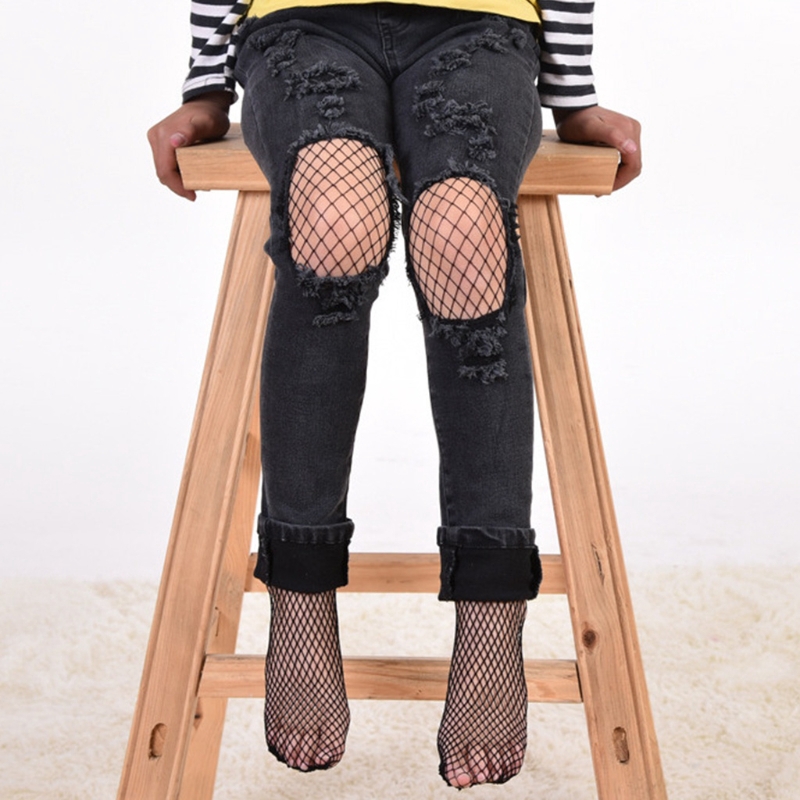 baby fishnet tights