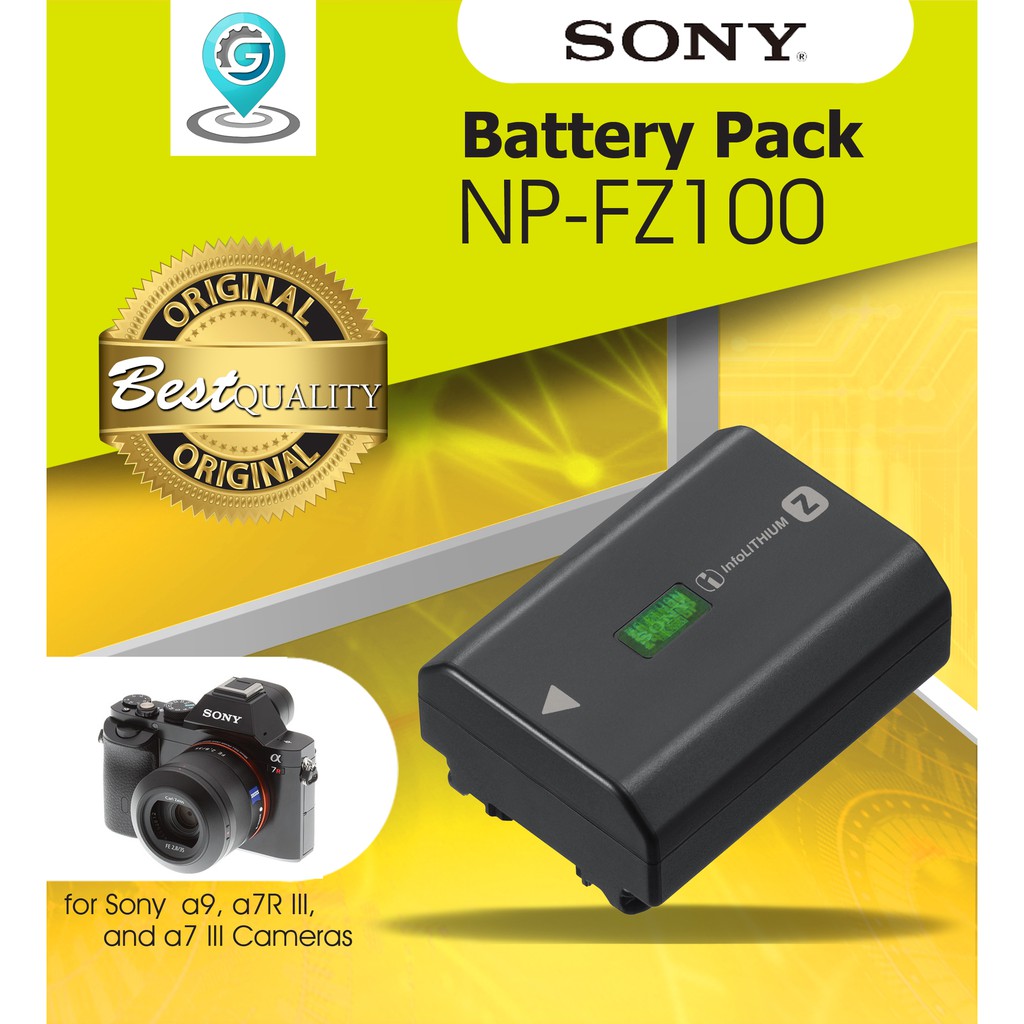 Аккумулятор sony np fz100